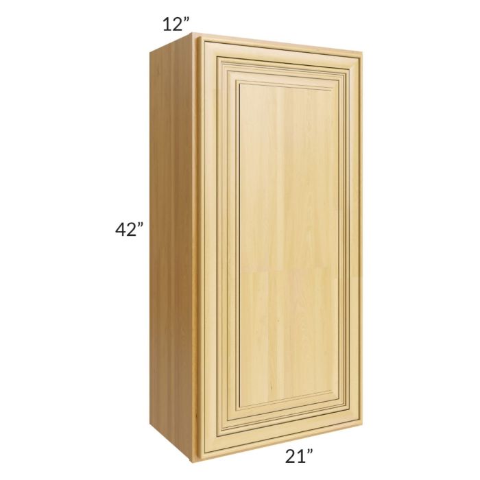 RTA Glazed Praline 21" x 42" Wall Cabinet