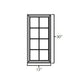 RTA Glazed Praline 24" x 30" Corner Mullion Glass Door