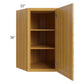 RTA Glazed Praline 24" x 36" Diagonal Corner Wall Cabinet