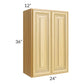 RTA Glazed Praline 24" x 36" Wall Cabinet with 2 Decorative End Panels
