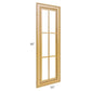 RTA Glazed Praline 24" x 42" Corner Mullion Glass Door