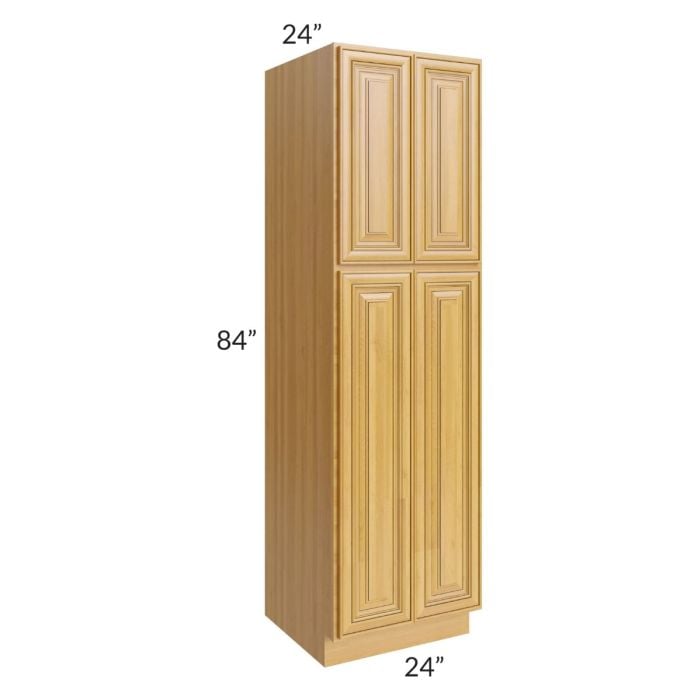 RTA Glazed Praline 24" x 84" Utility Cabinet
