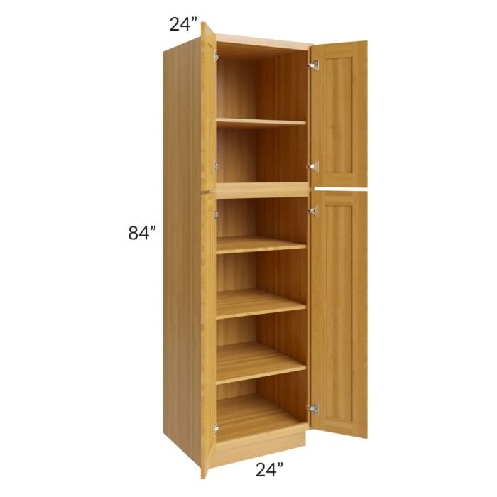 RTA Glazed Praline 24" x 84" Utility Cabinet
