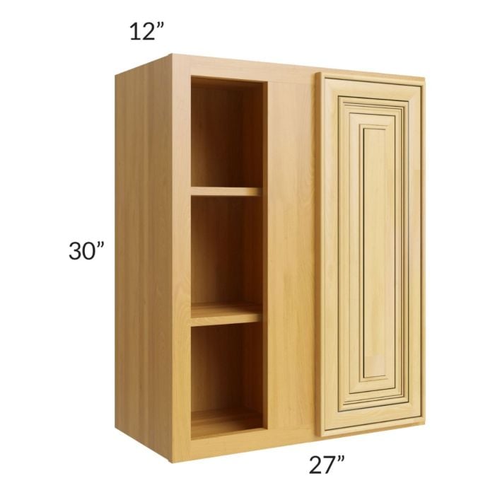RTA Glazed Praline 27" x 30" Blind Corner Wall Cabinet