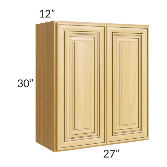 RTA Glazed Praline 27" x 30" Wall Cabinet