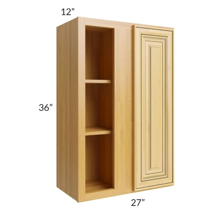 RTA Glazed Praline 27" x 36" Blind Corner Wall Cabinet