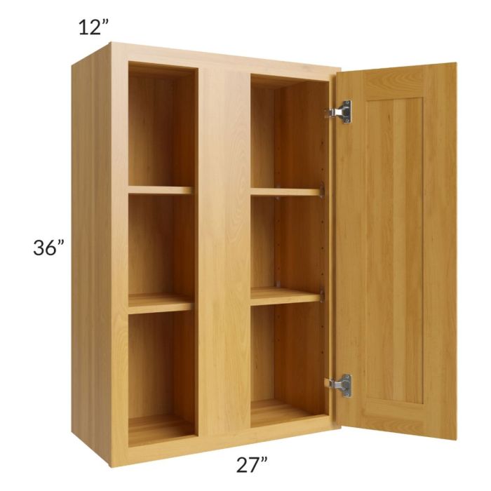 RTA Glazed Praline 27" x 36" Blind Corner Wall Cabinet
