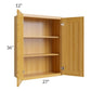 RTA Glazed Praline 27" x 36" Wall Cabinet