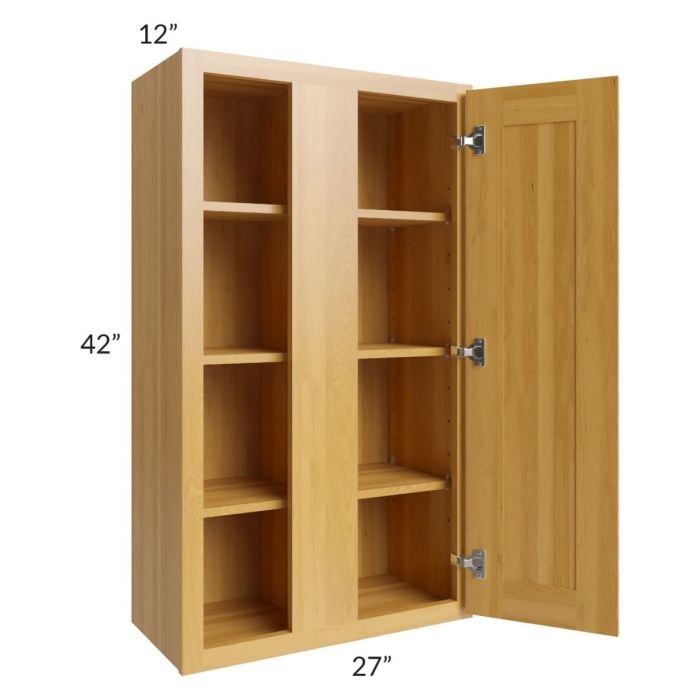 RTA Glazed Praline 27" x 42" Blind Corner Wall Cabinet