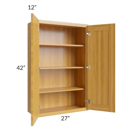 RTA Glazed Praline 27" x 42" Wall Cabinet