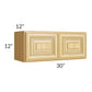 RTA Glazed Praline 30" x 12" Wall Cabinet