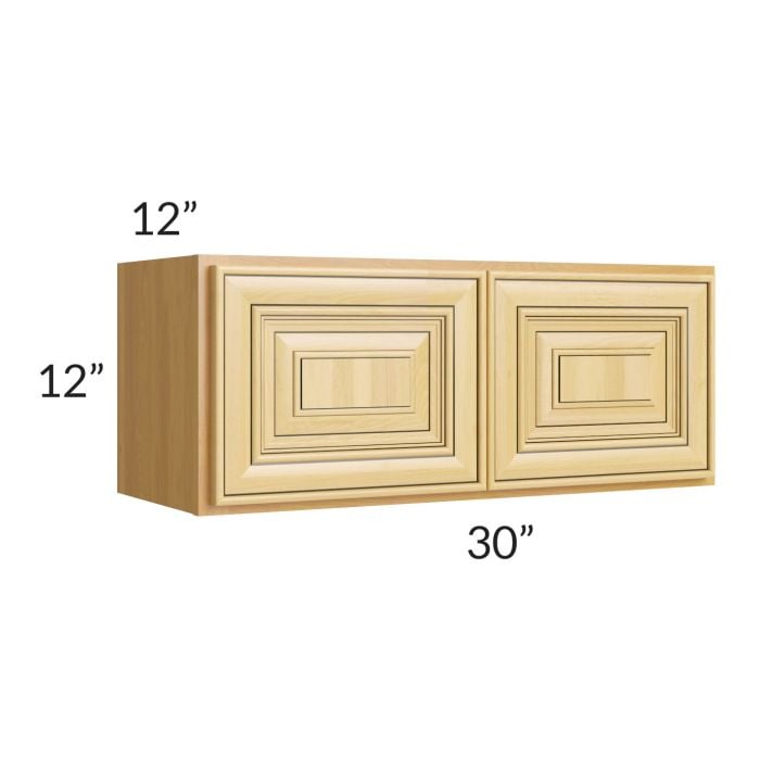 RTA Glazed Praline 30" x 12" Wall Cabinet