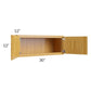 RTA Glazed Praline 30" x 12" Wall Cabinet