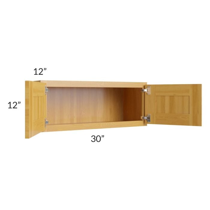 RTA Glazed Praline 30" x 12" Wall Cabinet