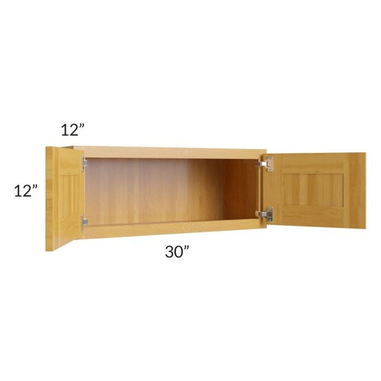 RTA Glazed Praline 30" x 12" Wall Cabinet
