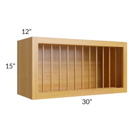 RTA Glazed Praline 30" x 15" Plate Rack