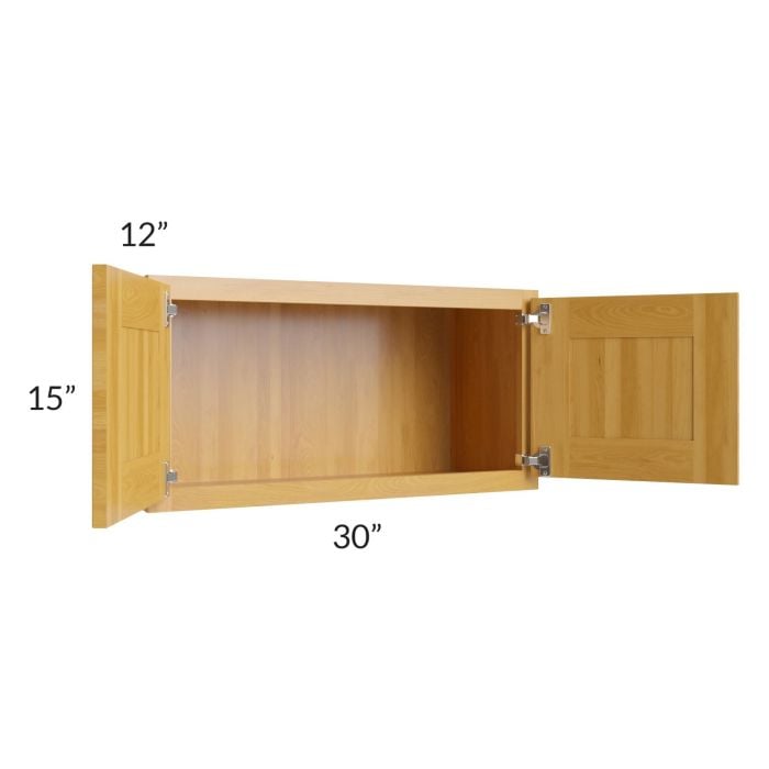 RTA Glazed Praline 30" x 15" Wall Cabinet