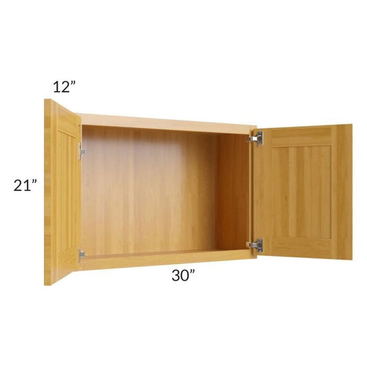 RTA Glazed Praline 30" x 21" Wall Cabinet