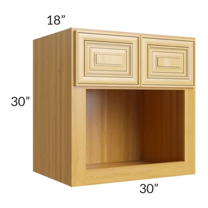 RTA Glazed Praline 30" x 30" Microwave Cabinet