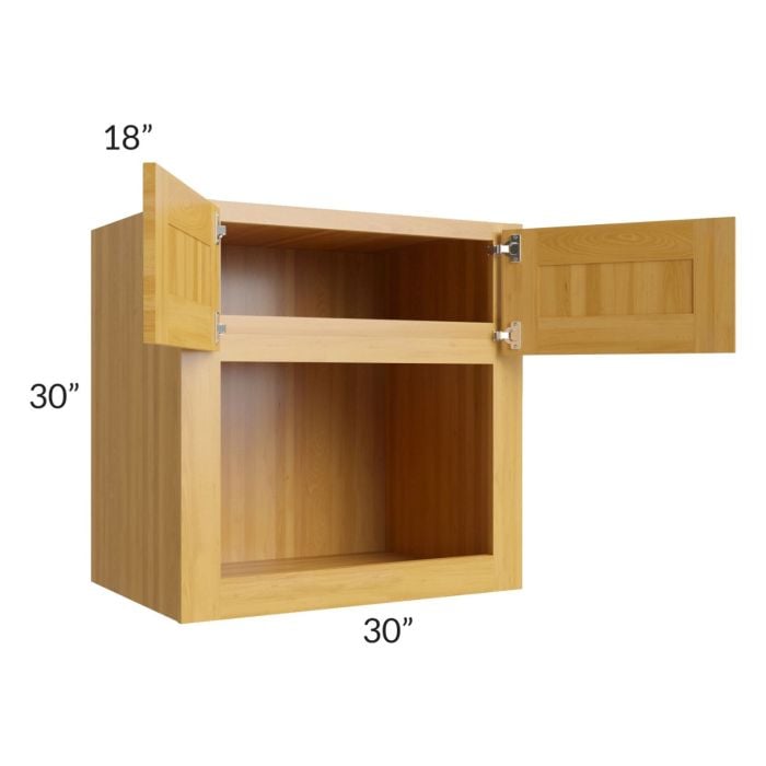 RTA Glazed Praline 30" x 30" Microwave Cabinet