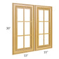 RTA Glazed Praline 30" x 30" Mullion Glass Door