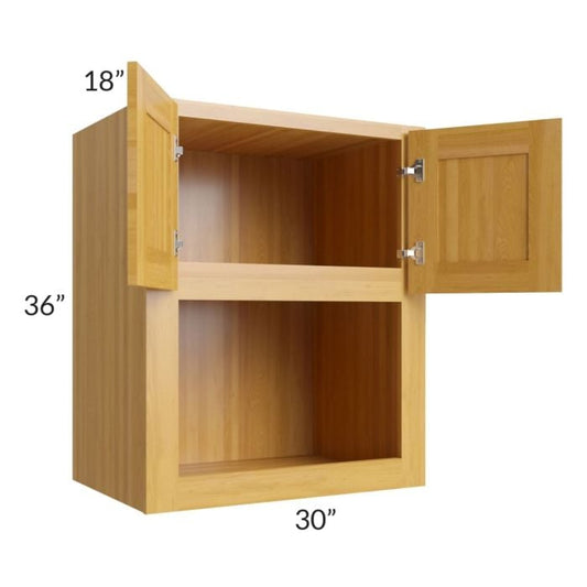 RTA Glazed Praline 30" x 36" Microwave Cabinet