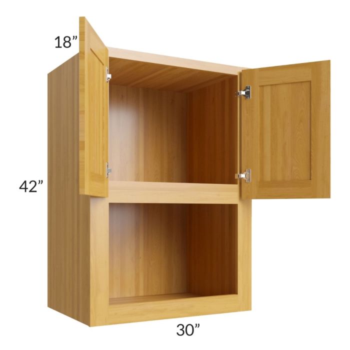 RTA Glazed Praline 30" x 42" Microwave Cabinet