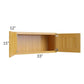 RTA Glazed Praline 33' x 15" Wall Cabinet