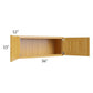 RTA Glazed Praline 36" x 15" Wall Cabinet