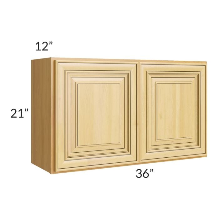 RTA Glazed Praline 36" x 21" Wall Cabinet