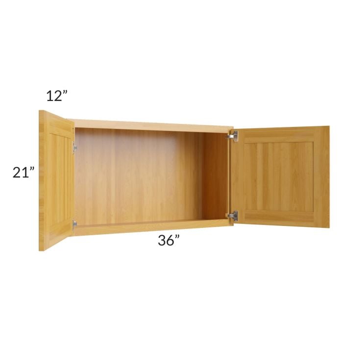 RTA Glazed Praline 36" x 21" Wall Cabinet