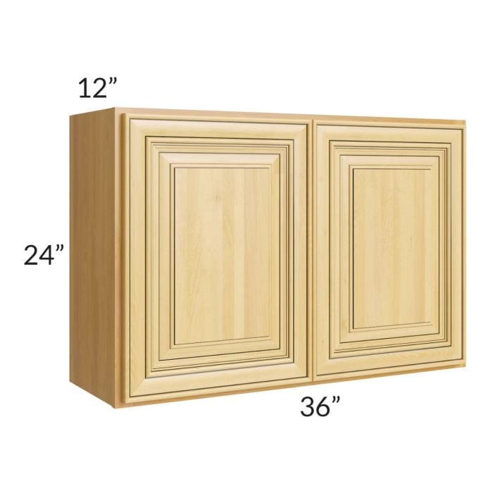 RTA Glazed Praline 36" x 24" Wall Cabinet