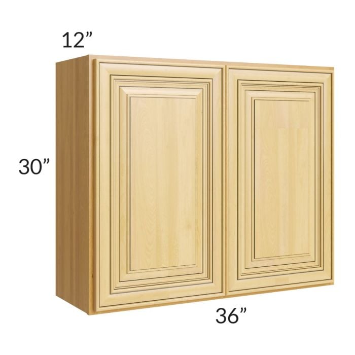 RTA Glazed Praline 36" x 30" Wall Cabinet
