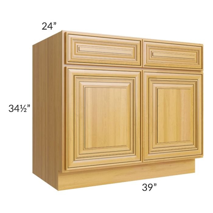 RTA Glazed Praline 39" Base Cabinet