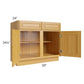 RTA Glazed Praline 39" Base Cabinet with 1 Decorative End Panel