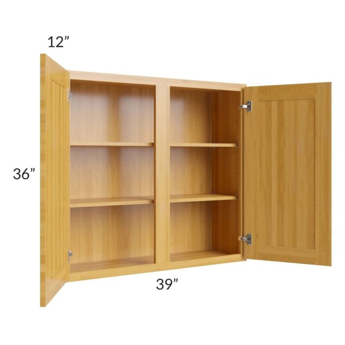 RTA Glazed Praline 39" x 36" Wall Cabinet