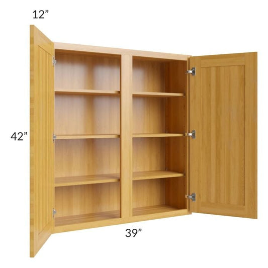 RTA Glazed Praline 39" x 42" Wall Cabinet