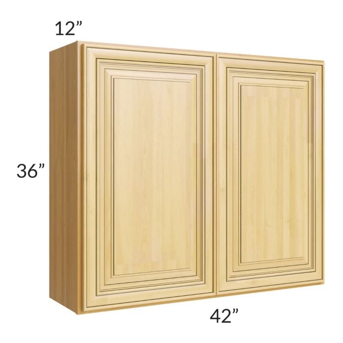 RTA Glazed Praline 42" x 36" Wall Cabinet