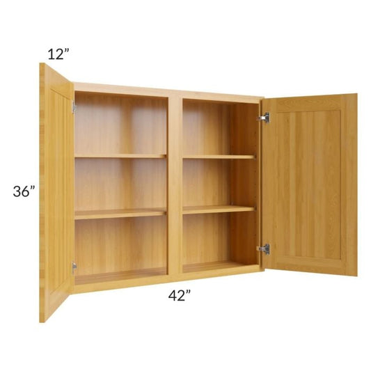 RTA Glazed Praline 42" x 36" Wall Cabinet