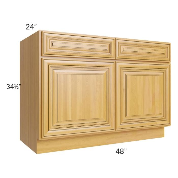 RTA Glazed Praline 48" Base Cabinet