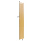 RTA Glazed Praline 6" x 42" Fluted Wall Filler