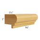 RTA Glazed Praline 8' Light Rail Molding