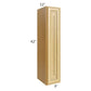 RTA Glazed Praline 9" x 42" Wall Cabinet