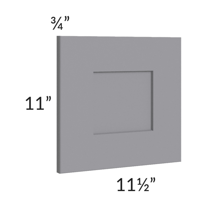 RTA Graphite Grey Shaker 12" x 12" Wall Decorative Door