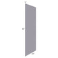 RTA Graphite Grey Shaker 15" x 42" Wall Veneered Skin Panel