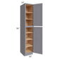 RTA Graphite Grey Shaker 18" x 96" x 24" Wall Pantry Cabinet
