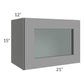 RTA Graphite Grey Shaker 21" x 15" Decorative Wall Cabinet with 1 Decorative End Panel