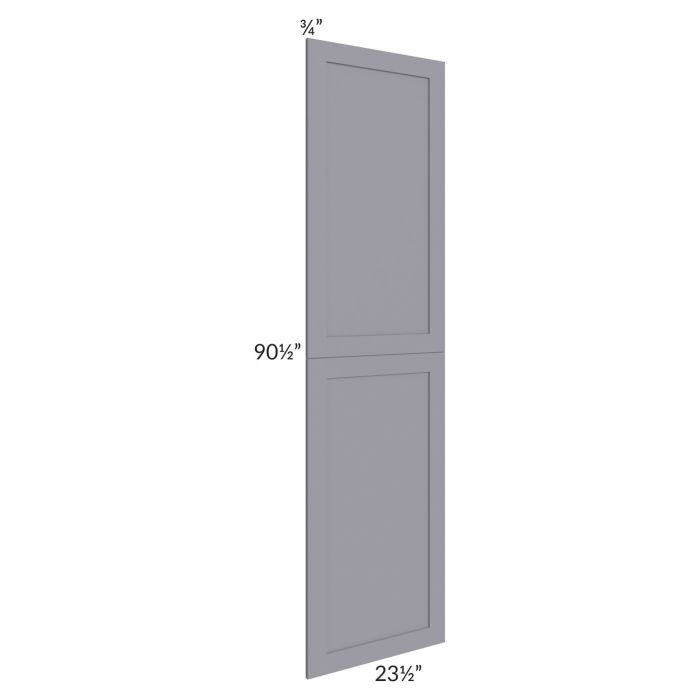 RTA Graphite Grey Shaker 24" x 96" Tall Decorative Door Set