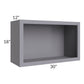 RTA Graphite Grey Shaker 30" Wall Open Cabinet