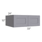RTA Graphite Grey Shaker 33" x 12" x 24" Wall Cabinet